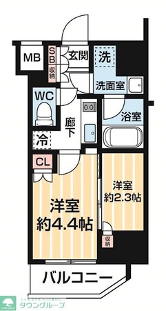ARCOBALENO MINAMISENJUの物件間取画像